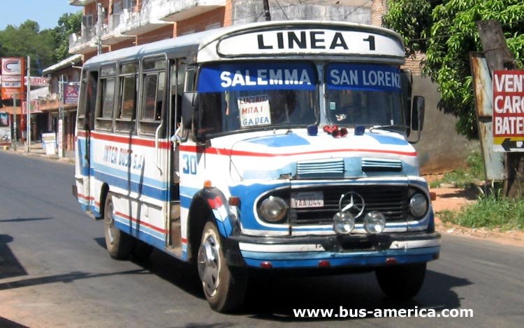 Mercedes-Benz LO 1114 - Ottaviano (en Paraguay) - Inter Buss
VAA044

Línea 1 (San Lorenzo). unidad 30
