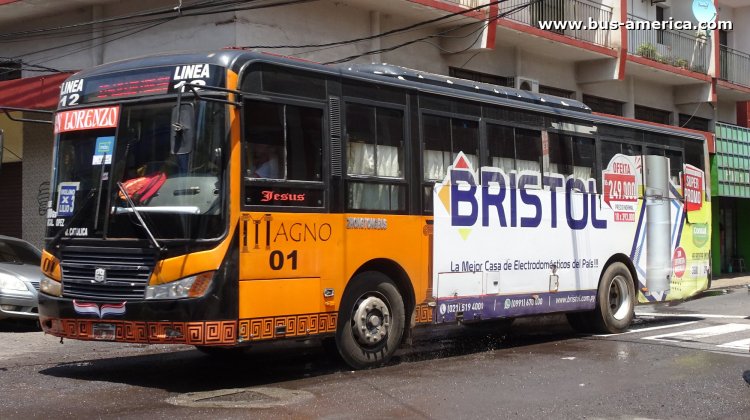 Zhong Tong Bus Sunny LCK6109DG (en Paraguay) - Magno
BOZ 300

Línea 12 (Asunción), interno 01
