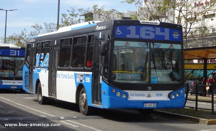 Agrale MT 15.0 LE - Todo Bus Pompeya III - Gral. Tomás Guido
AE 094 KW

Línea 164 (Buenos Aires), interno 9316

