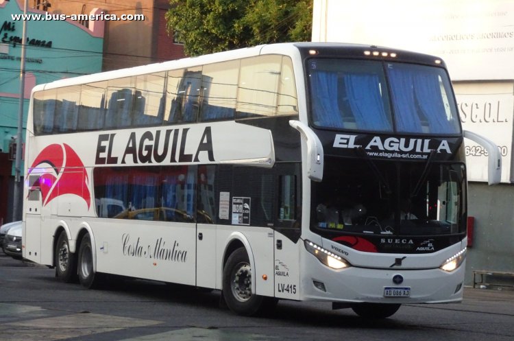 Volvo B450R - Metalpar Starbus 3 405 - El Aguila
AD 086 AJ

El Aguila, interno LV-415
