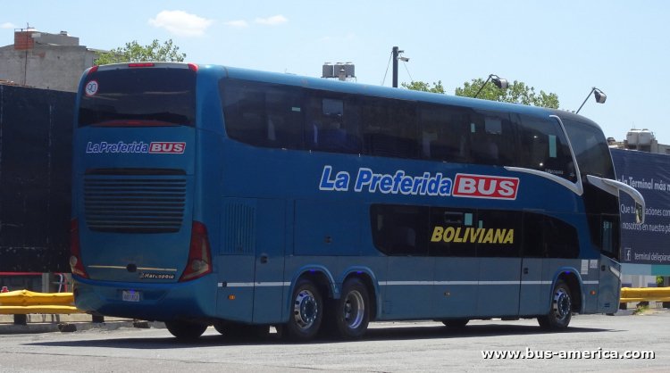 Scania K 410 B - Marcopolo G7 Paradiso 1800 DD (para Bolivia) - La Preferida Bus
4401 KCA
[url=https://bus-america.com/galeria/displayimage.php?pid=59970]https://bus-america.com/galeria/displayimage.php?pid=59970[/url]
[url=https://bus-america.com/galeria/displayimage.php?pid=59971]https://bus-america.com/galeria/displayimage.php?pid=59971[/url]
[url=https://bus-america.com/galeria/displayimage.php?pid=59972]https://bus-america.com/galeria/displayimage.php?pid=59972[/url]

La Preferida Bus, unidad 4022
