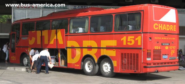 Scania K - Busscar Jumbuss 380 (en Uruguay) - Chadre
