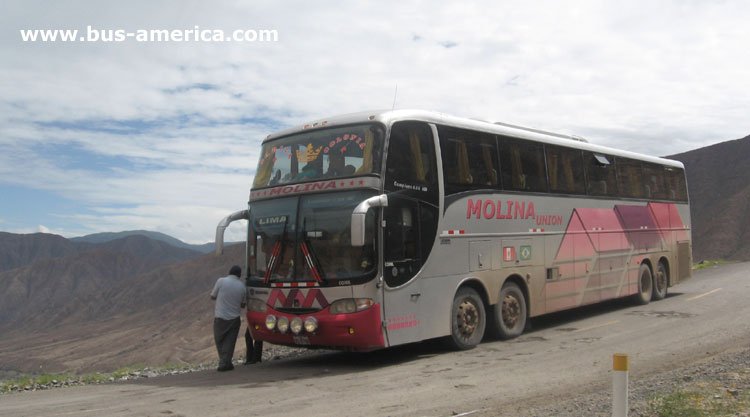 Scania K 124  IB 8x2 - Comil Campione 4.05 HD (en Perú) - Molina Unión
