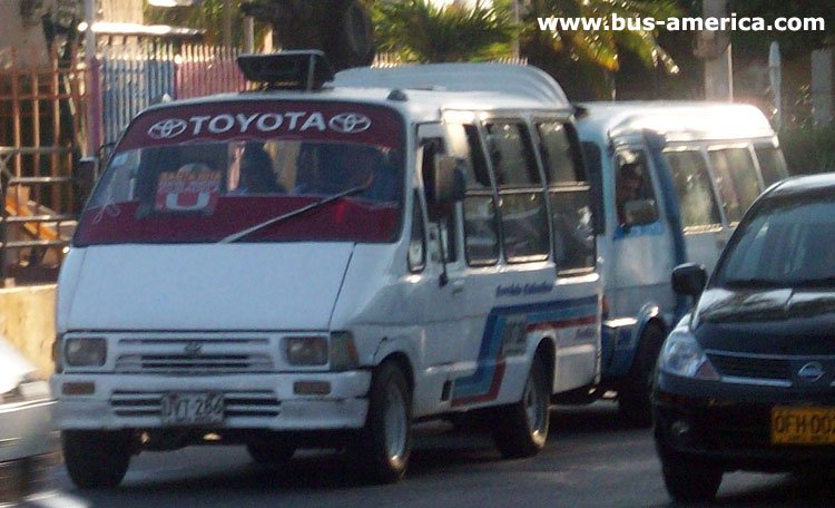 Toyota Hilux - Permogal - Transp. Bastidas
UVT-286

Transp. Bastidas (Santa Marta)
