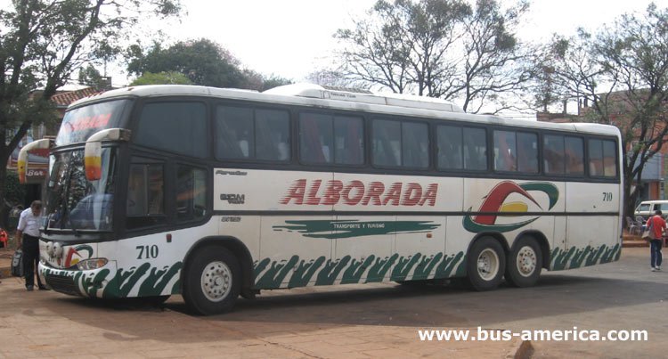 Volvo B 10 M - Marcopolo Paradiso GV 1150 (en Paraguay) - Alborada
