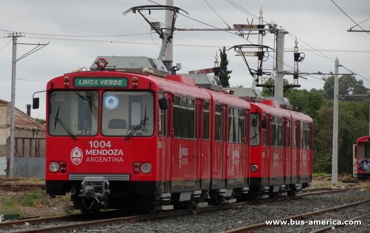 Duewag-Siemens U2 (en Argentina) - Metro Tranvía , STM
Linea Verde (Mendoza), dupla 1004
Ex linea Verde (San Diego, USA), dupla 1004




Archivo originalmente posteado en noviembre de 2018
