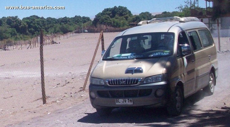 Hyundai Starex 2.5 (en Chile) - Paraíso del Desierto
BL-JV-76
