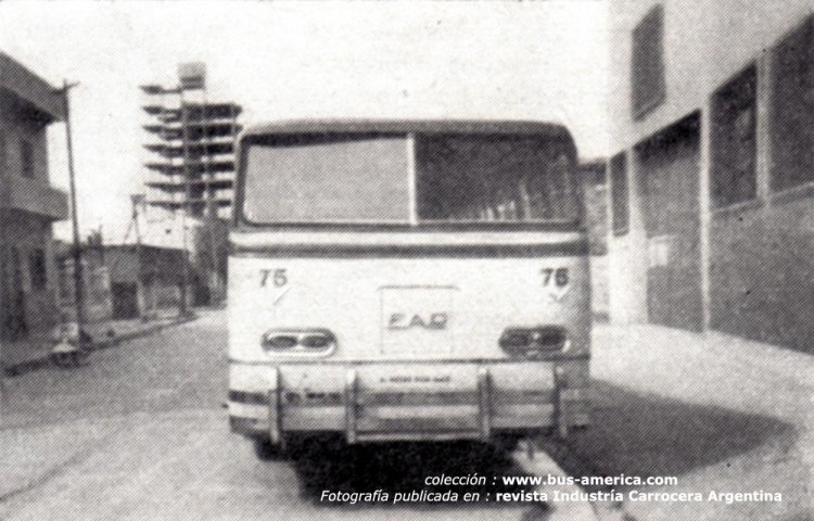 Mercedes-Benz L 312 - F.A.C. - Gral.Roca
Fotografa publicada en : revista Industra Carrocera Argentina 

