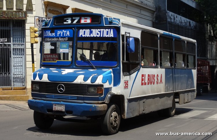 Mercedes-Benz L - El Bus
BLU 447

Línea 37B (Asunción), unidad 35
