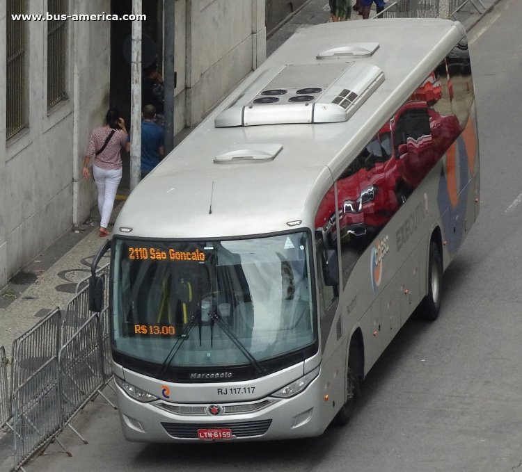 Mercedes-Benz OF 1724 - Marcopolo Audace - Coesa
LTN-6159

Linha 2110 (Estadual Rio de Janeiro), unidad RJ 117.117
