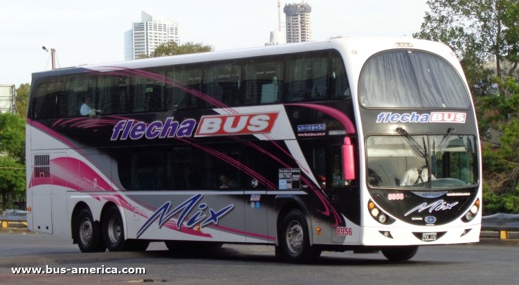 Scania K 410 - Metalsur Starbus 2 405 - Flecha Bus
PKW146

Flecha Bus, interno 8956
