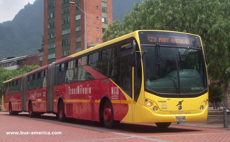 Volvo B12M - Busscar Urbanuss Pluss S3 - TransMilenio , Consorcio Express
TSO245
