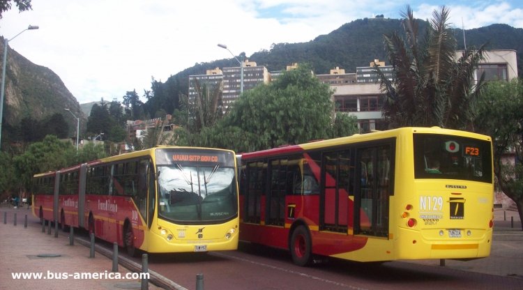 Volvo B12M - Busscar Urbanuss Pluss S3 - TransMilenio , Consorcio Express
TUN214
