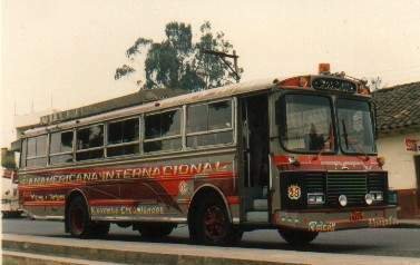 Bus Internacional del Ecuador (Años 80)

