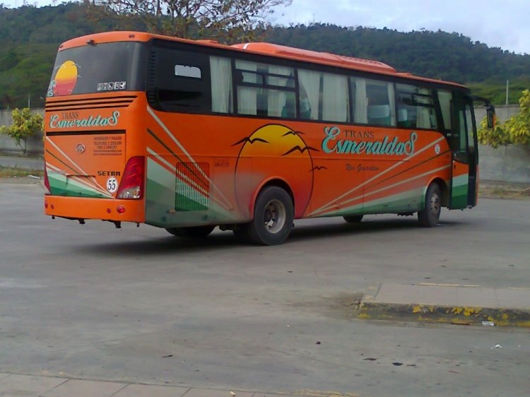 Ankai ( en Ecuador ) Transportes Esmeraldas
POSTERIOS DE BUS, IMAGEN DE JUAN DURÁN
