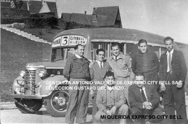 Expreso City Bell - Linea 3 - Chevrolet 1940 - El Treból
