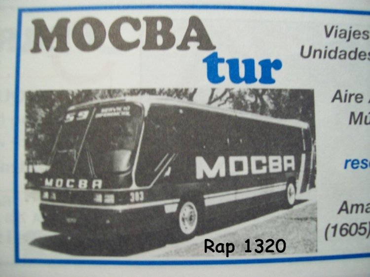 M. O. C. B. A 303
Imagen obtenida de Revista Microbus Turistico
Palabras clave: DIFERENCIAL