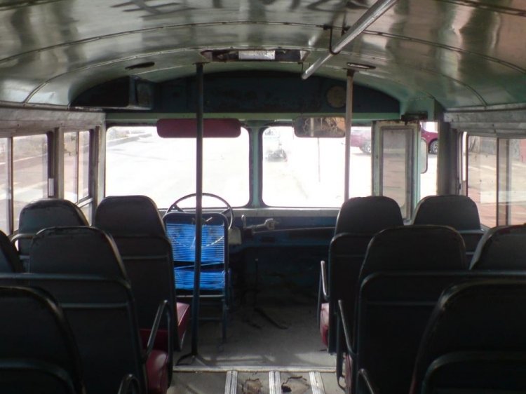 Interiores bus Thomas Ford
(vista interior de la unidad)

