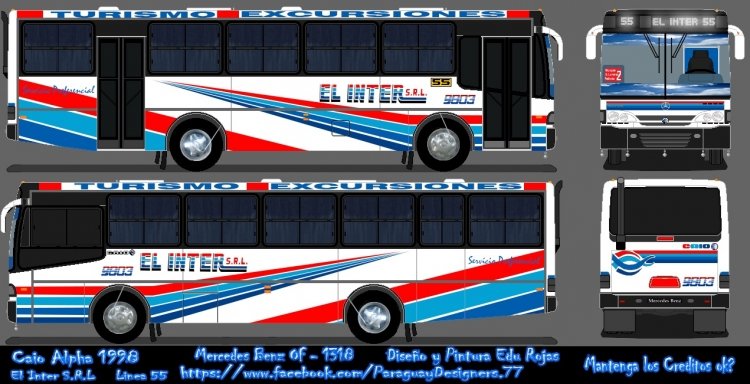 Caio Alpha (para Paraguay) - El Inter S.R.L. ,  Linea 55
Palabras clave: Linea 55_9803