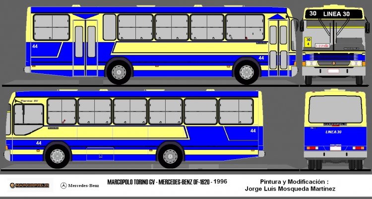 Mercedes-Benz OF 1318 - Marcopolo Torino GV (en Paraguay) - Linea 30 , Vanguardia S.A.
Modificacion y Pintura: Jorge Luis Mosqueda
Palabras clave: MB