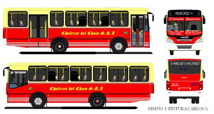 Jac - Choferes del Chaco S.R.L. , Linea 20
Diseño y Pintura: Carlos Merlgarejo
Bus Ficticio
Palabras clave: Jac