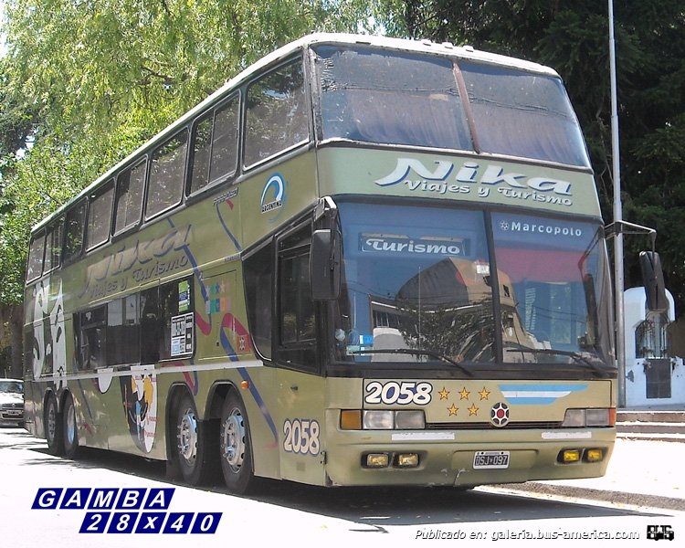 Scania - Marcopolo (en Argentina) - Nika
DSJ 097
Interno 2058

Colección: Gamba 28x40
Palabras clave: Gamba / Larga