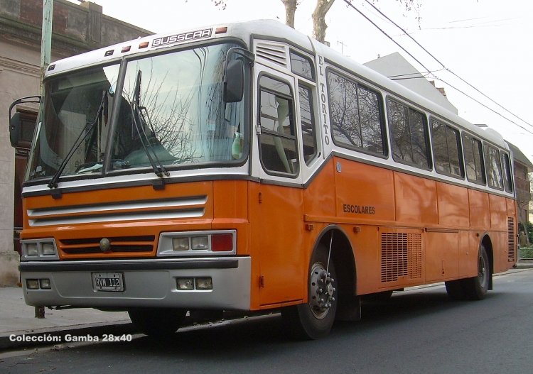 Mercedes-Benz - Busscar (en Argentina) - Escolar
C 1679570 - RVM 112
"El Torito"

Colección: Gamba 28x40
Palabras clave: Gamba / esc