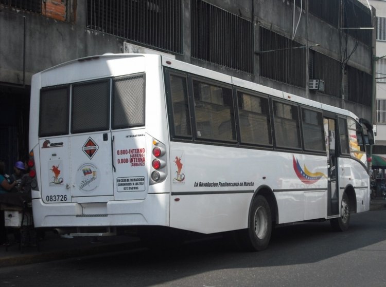 International 3000FE - Reco CityBus (en Venezuela) - Ministerio del PP para el Servicio Penitenciario 083726
Vista trasera.
Palabras clave: Reco International