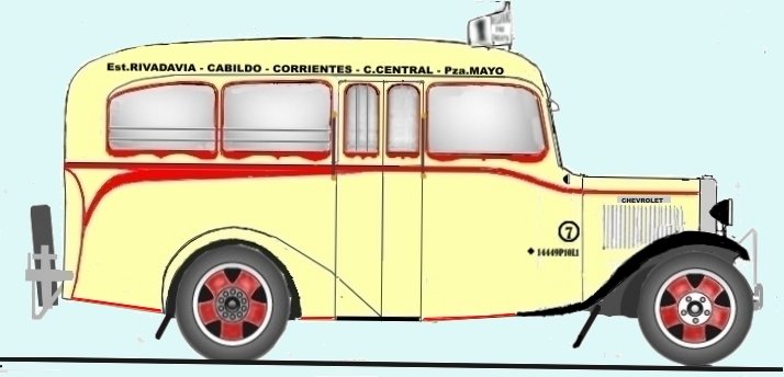 Chevrolet (G.M.C.) - I.C.A. - Línea 1
Línea 1 (ex Línea 35) - Interno 7

Dibujo de Arnaldo Francisco Sábatto
