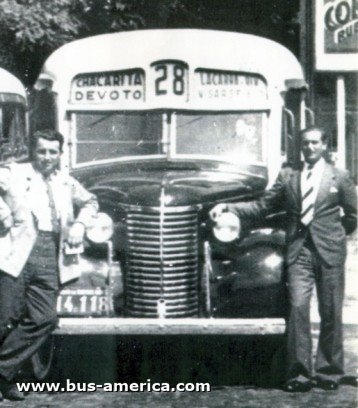 Chevrolet 1939 - ICA - Linea 28
Linea 28 (Buenos Aires)

Foto de Sergio Ruiz Diaz 
