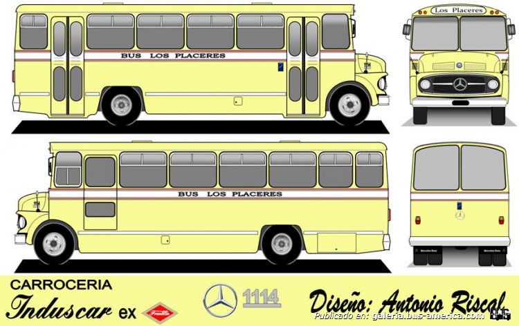 Mercedes-Benz LO 1114 - Induscar - Bus Los Placeres
Bus Los Placeres (Valparaíso)

Dibujo y gentileza: Antonio Riscal
