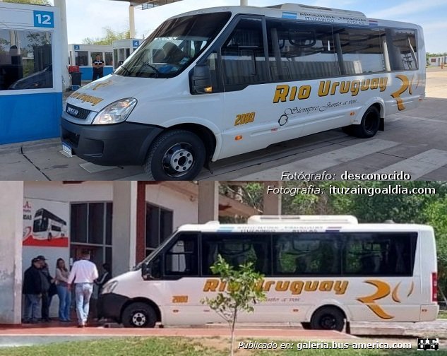 Iveco Daily 70C17 Scudato - Italbus Eurobus - Rio Uruguay ,  Ctral. Argentino & El Dorado
AD 848 MS
[url=https://bus-america.com/galeria/displayimage.php?pid=59399]https://bus-america.com/galeria/displayimage.php?pid=59399[/url]
[url=https://bus-america.com/galeria/displayimage.php?pid=59400]https://bus-america.com/galeria/displayimage.php?pid=59400[/url]

Rio Uruguay, interno 2080
Línea urbana internacional ¿269 UI1? Ituzaingó-Ayolas

Fotógrafo: ¿Matías Sanchez?
Fotografía: www.ituzaingoaldia.com
