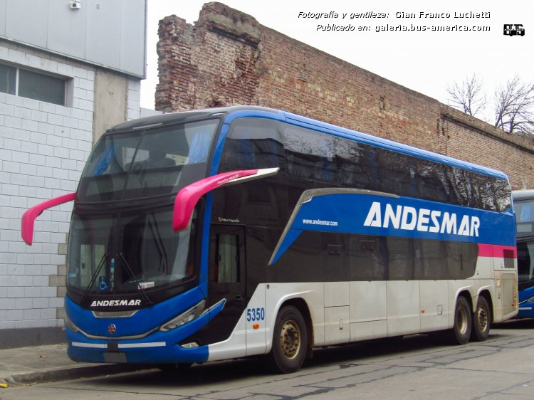 Scania K - Marcopolo G8 Paradiso 1800 DD (en Argentina) - Andesmar
[url=https://bus-america.com/galeria/displayimage.php?pid=57976]https://bus-america.com/galeria/displayimage.php?pid=57976[/url]
[url=https://bus-america.com/galeria/displayimage.php?pid=57979]https://bus-america.com/galeria/displayimage.php?pid=57979[/url]

Andesmar, interno 5350

Fotografía y gentileza: Gian Franco Luchetti
