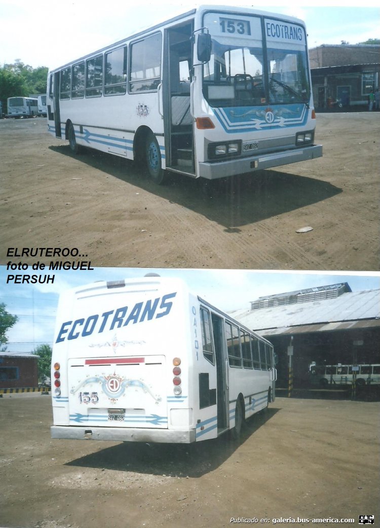 El Detalle OA 101 - Ecotrans
SVZ 092 - ex patente B.2490205

Línea 153 (Buenos Aires), interno 135
Palabras clave: ELRUTEROO DETALLE