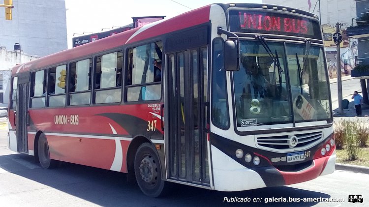 Volksbus 15.190 EOD - Metalpar Tronador 2010 - Unión Bus
AA 697 KJ

Línea 8 (S.S. de Jujuy), interno 347
