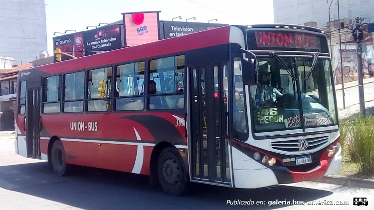 Volksbus 15.190 EOD - Metalpar Tronador 2010 - Unión Bus
AC 468 WD

Línea 46 (San Salvador de Jujuy), interno 385
